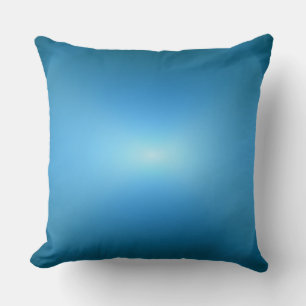 Coussin Abstrait acrylique bleu