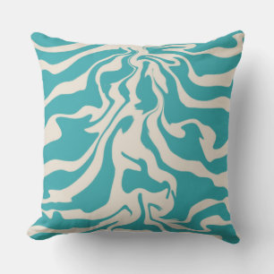 Coussin Abstrait aquatique