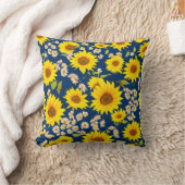 Coussin Abstrait beau motif de tournesol (Couverture)