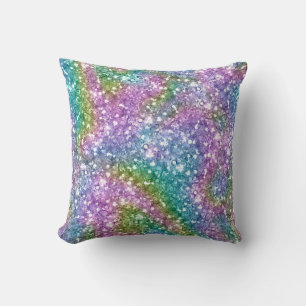 Coussin Abstrait brillant coloré