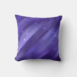 Coussin Abstrait brillant en mosaïque violet arrière - pla