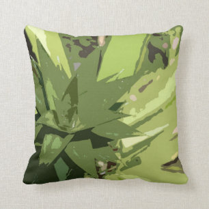 Coussin Abstrait d'ananas tropical