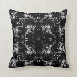 Coussin abstrait de coton de Raven