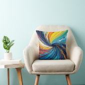 Coussin Abstrait de couleur (Chaise)