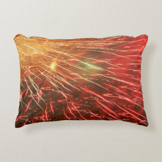 Coussin abstrait de feux d'artifice