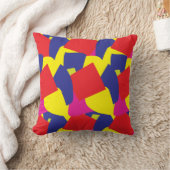 Coussin Abstrait Géométrique Coloré (Couverture)