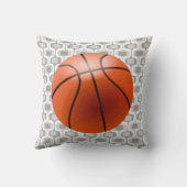 Coussin Abstrait Grey Basketball Boys Birth Record (Verso)