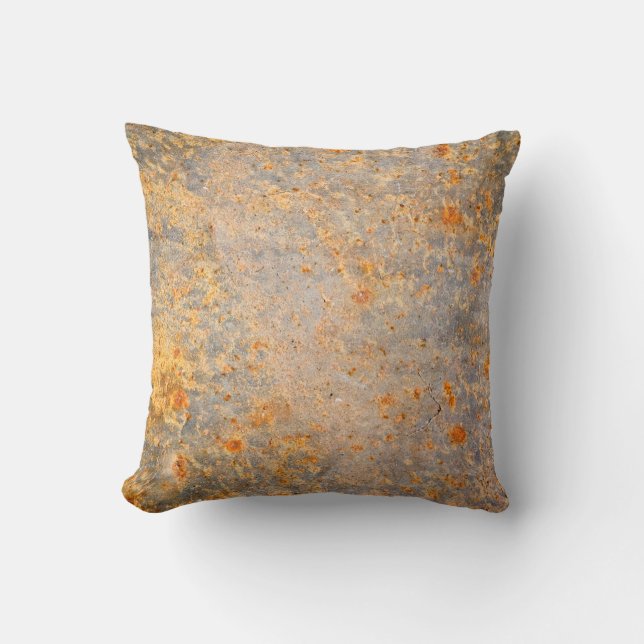 Coussin Abstrait grunge métallique rusté fond abstrait, ag (Recto)