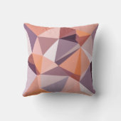 Coussin Abstrait Low Polygon (Verso)