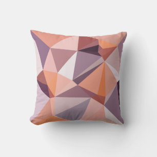 Coussin Abstrait Low Polygon