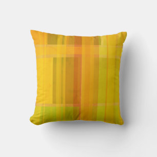 Coussin Abstrait moderne Couleurs d'agrumes colorées