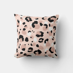Coussin Abstrait moderne léopard sans couture motif. Anim