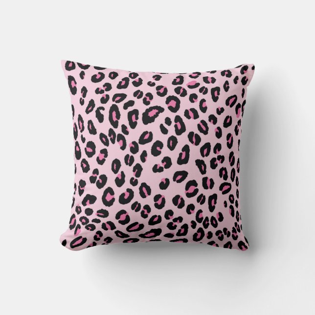 Coussin Abstrait moderne léopard sans couture motif. Anima (Recto)