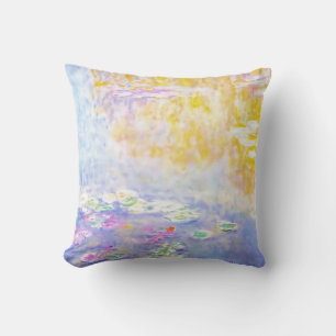 Coussin abstrait, nénuphars de Monet 7