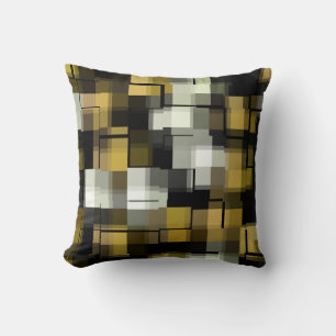 Coussin Abstrait noir noir noir noir noir rouge tendance p