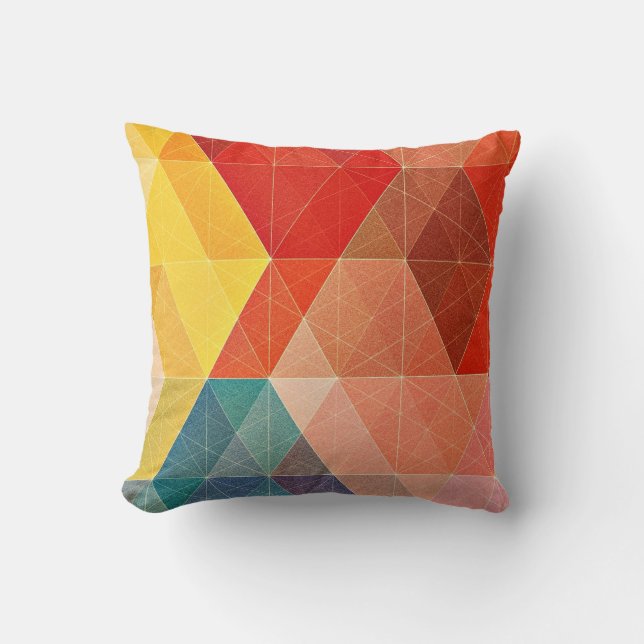 Coussin Abstrait polygone (Recto)