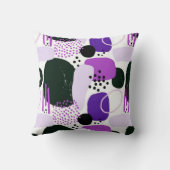 Coussin Abstrait pourpre (Verso)