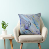 Coussin Abstrait pourpre (Chaise)