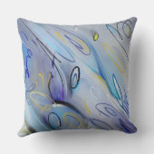Coussin Abstrait pourpre (Verso)