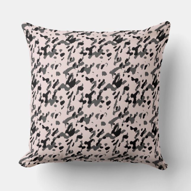 Coussin Abstrait rouille (Recto)