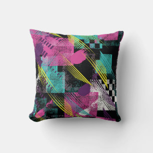 Coussin Abstrait sans soudure, filles garçons mode, coloré