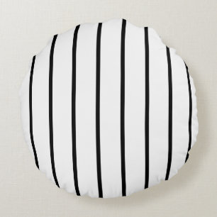 Coussin Abstrait simple à rayures noires