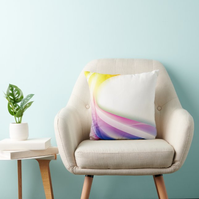 Coussin Abstrait Swirl 1 (Chaise)