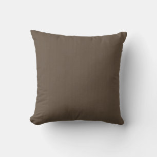 Coussin Abstrait teintes douces Lait Chocolat Brown