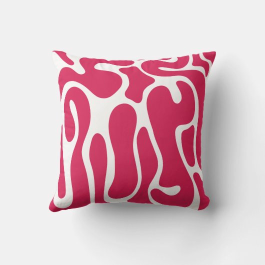 Coussin Abstrait tour rose (Verso)