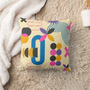 Coussin Abstraits Beaux Motifs géométriques colorés