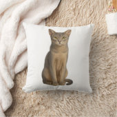 Coussin Abyssinian Blue Cat Pillow (Couverture)