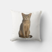 Coussin Abyssinian Blue Cat Pillow (Recto)