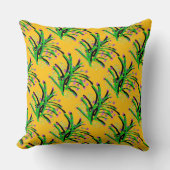 Coussin Accent Arbuste Citron Décoratif Jaune (Recto)