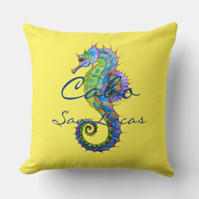 Coussin Accent Cabo Seahorse (Recto)