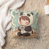 Coussin Accent Café Panda Chibi Cosy (Couverture)
