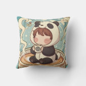 Coussin Accent Café Panda Chibi Cosy (Verso)