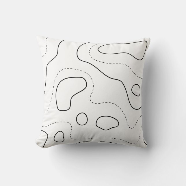 Coussin Accent Carte-Thème (Recto)