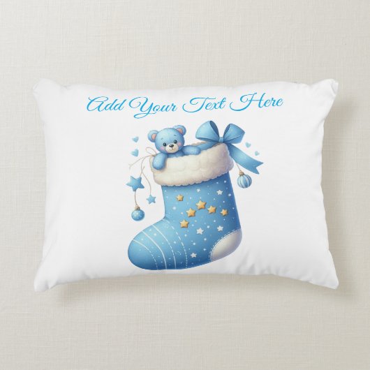 Coussin Accent - Coussin de Noël modifiable pour b (Devant)