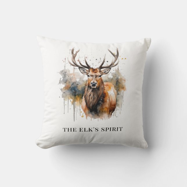 Coussin Accent de cabine au coin du feu Esprit Élan (Recto)