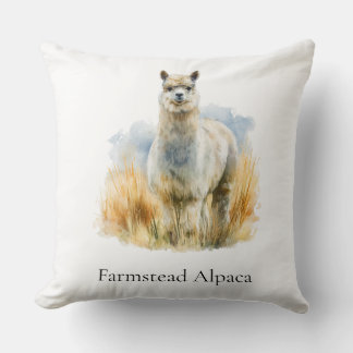 Coussin Accent de cottage de campagne en alpaga personnali
