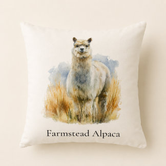 Coussin Accent de cottage de campagne en alpaga personnali