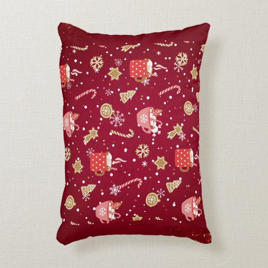 Coussin accent de Noël/coussin (Devant(Vertical))