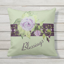 Accent De Patio En Violet Et Vert