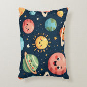 Coussin Accent de Planètes du Système Solaire Kawa (Devant(Vertical))