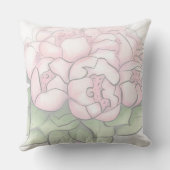Coussin Accent esthétique minimaliste de mariage (Verso)