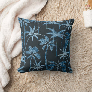 Coussin Accent luxuriant : Palmier botanique Jungle de min