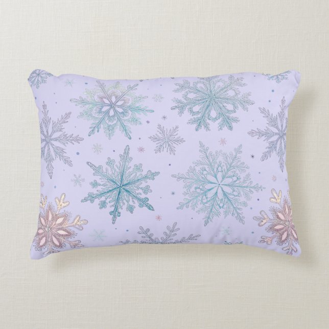 « Coussin accent neige » (Devant)