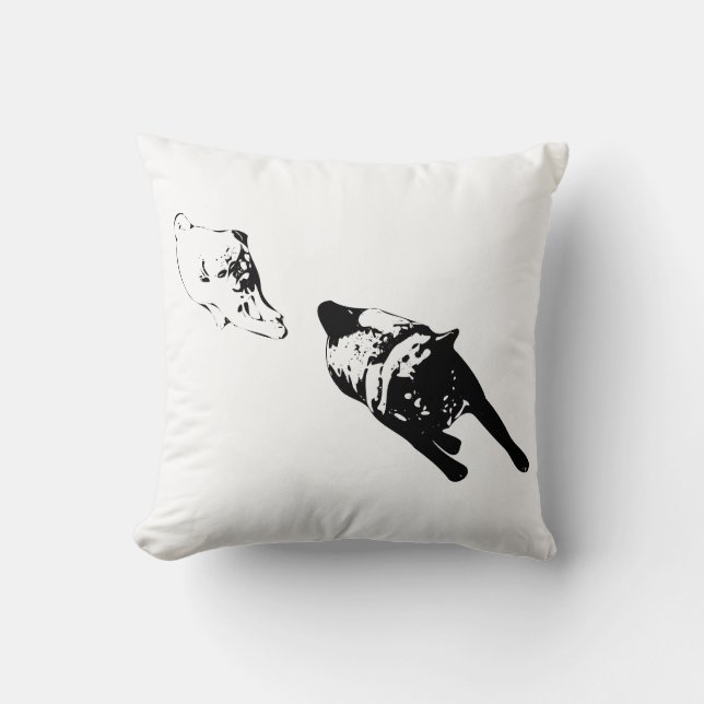 Coussin Accent reposant, Duo graphique (Recto)
