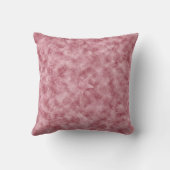 Coussin Accent rose pâle avec feuilles et branches gravées (Verso)