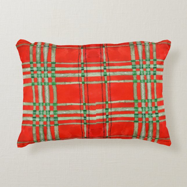 COUSSIN ACCENT TARTAN RED SCOTT (Devant)